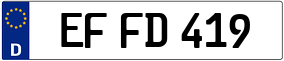 Truck License Plate